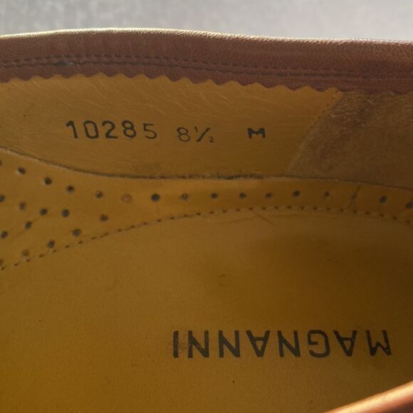 Magnanni Chestnut Leather Tassel Loafers main image 2